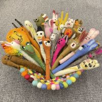 Nepalese diy handmade cartoon pen cover cute pencil holder hand-knitted pen cover for toddlers super cute