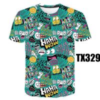 3D printed cartoon character Simpson pattern, summer men and womens style short sleeves, 3D T-shirt comfortable and breathable 11