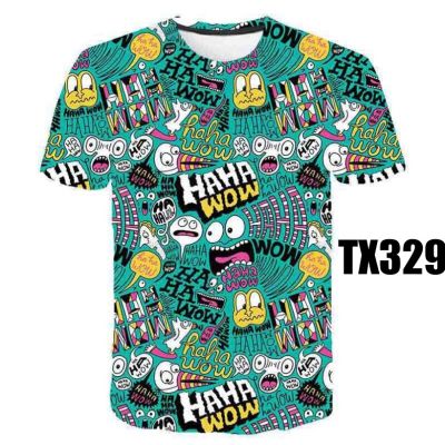 3D printed cartoon character Simpson pattern, summer men and womens style short sleeves, 3D T-shirt comfortable and breathable 11