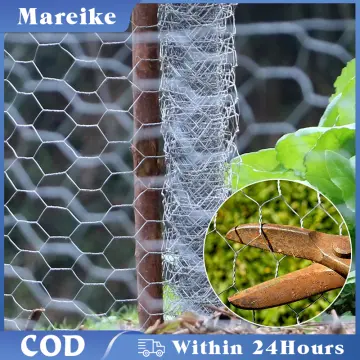 40x300cm Plastic Chicken Wire Fence Mesh Hexagonal Fencing Wire for  Gardening