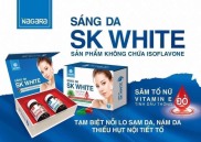 VIÊN UỐNG SÁNG DA SK WHITE- Với Vitamin E Và Tinh Dầu Thông Đỏ