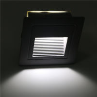 10PCS 3W led Stair Light with Embedded box Aluminum Step Lights Outdoor Waterproof IP65 LED Wall Lamp Footlight PRO-04