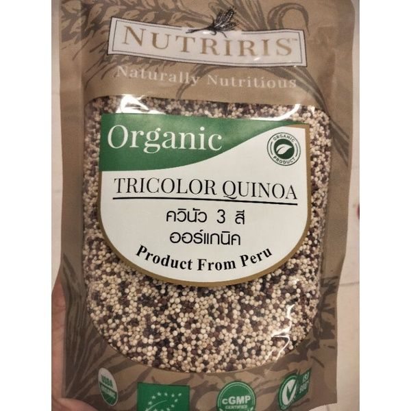 new-arrival-nutriris-organic-tricolor-quinoa-คลินัว-3สี-ออร์แกนนิค-นูทรีริส-350กรัม