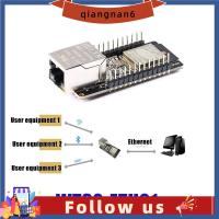 QIANGNAN6บอร์ดพัฒนา DIY ตัวแปลงโมดูล Ethernet ไร้สาย ESP32 MCU WT32-ETH01พอร์ตอนุกรมไปยังอีเธอร์เน็ต