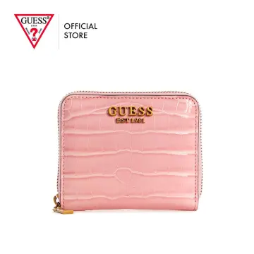  GUESS Laurel Double Zip Organizer Wallet, Pink