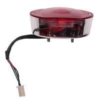 Chrome 12V 15 LED Motorcycle Brake Stop Running Tail Light Rear LED Light Motocross Moto ATV Dirt Bike for Chopper