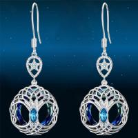 Jewelry for Women Celtic Family Tree of Life Dangle Drop Earrings for Women Circle Crystal JewelryBirthday Valentines Day Gift