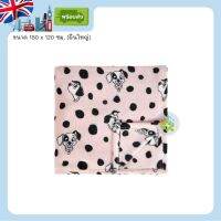 (พร้อมส่ง) ผ้าห่มเด็ก ลายดัลเมเชี่ยน สีชมพู ขนาด 150x120 cm. Dalmatians Blanket งานแท้จากUK แบรนด์ George