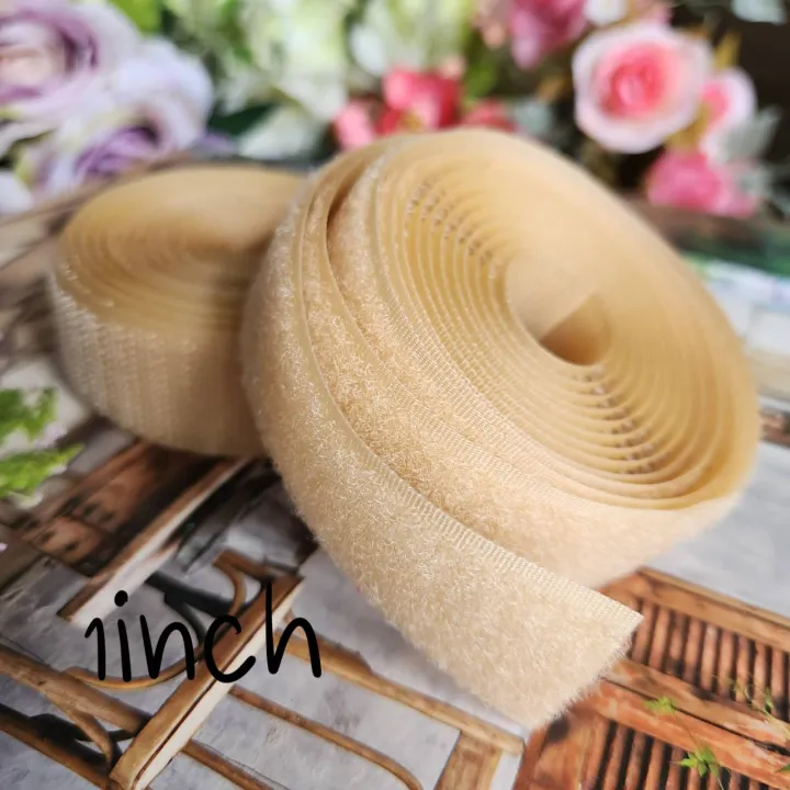 1pcs เทปตีนตุ๊กแก เมจิกเทป หรือเวลโกเทป หน้ากว้าง 1 นิ้ว (มีให้เลือกสอง