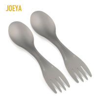 JOEYA SF1 Spork Titanium Spoon and Fork for Camping Outdoors Cookware