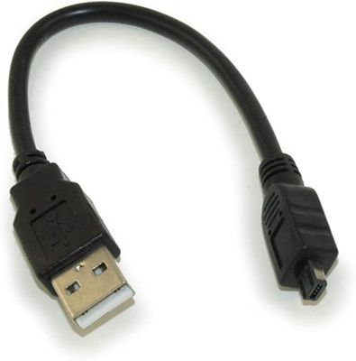 [ สินค้า Clearance ของใหม่ ] สาย USB to Mini 4p USB สายต่อกล้องกับคอมพิวเตอร์ 23 ซม. ( USB 2.0A to Mini-4P Cable )