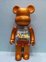 400% Bearbrick รุนแรงหมี6สีพันฤดูใบไม้ร่วงหมี Mua หมีเครื่องประดับคอลเลกชันทำมือตุ๊กตารุ่น