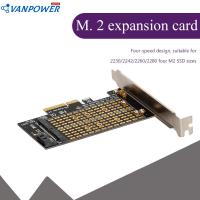 Dual M.2 SSD PCI-Express 3.0 X4อะแดปเตอร์สำหรับ PCIe NVMe SATA M2ฮาร์ดดิสก์ SSD (NGFF) SSD 2230 2242 2260 2280