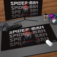 แผ่นรองเมาส์คีย์บอร์ด แผ่นรองเมาส์เกมมิ่ง Spiderman Soft Table Protector พรมแล็ปท็อป HD แผ่นรองเมาส์กันลื่น