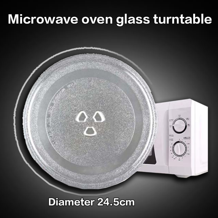 24.5cm Microwave Oven Glass Turntable Tray Microwave Oven Glass Turntable Plate Y Type Lazada PH