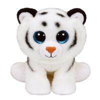 หมวกสวม Ty กลิตเตอร์ Tijger 15Cm Gogen Tundra Tabor Purrcilla Sierra Zachte Leuke Kawaii Collectable Gevulde Pluche Pop Kids