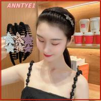 ANNTYE1 อุปกรณ์เสริมผม ที่คาดผมหวีพลอยเทียม สีสันสดใส คริสตัลคริสตัลคริสตัล ที่คาดผมหลากสี ประณีตประณีตประณีต ดาวห้าแฉก ที่คาดผมกันลื่น สาวๆ