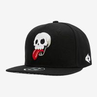 COD tjjs079 Full cap New Skeleton tongue out embroidery snapback cap Black cool skull cap men sport women Hip Hop bone Masculino Gorro baseball cap