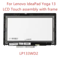 ชุดประกอบจอ LCD สำหรับ Lenovo Ideapad Yoga 13หน้าจอสัมผัสจอแอลซีดีชุดประกอบแผงหน้าจอทัชสกรีน Slb1 LP133WD2