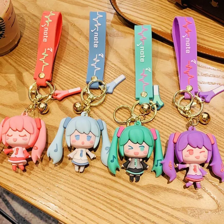 PENGQ Fashion Anime Character Keychain Pendant Bag Pendant Kids Gift