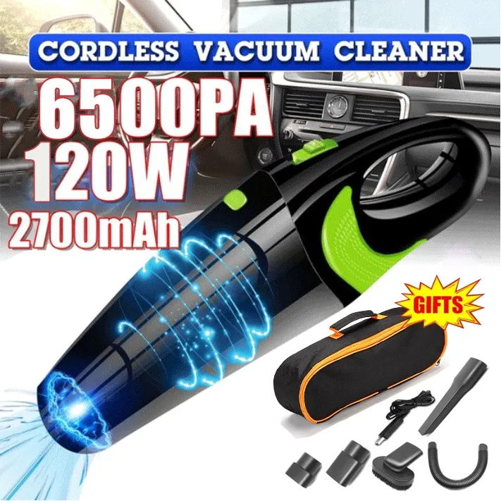 【Spot in Manila】[COD] Vacuum Cleaners 120W Wireless Cordless Handheld