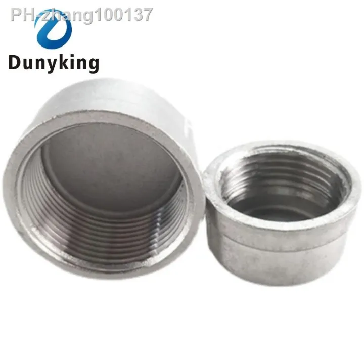 304-stainless-steel-inner-silk-tube-cap-pipe-plug-fittings-1-8-quot-1-4-quot-1-2-quot-3-4-quot-1-quot-female-thread-tube-nut-hat-connector-adapter