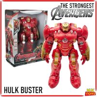 โมเดล HULK BUSTER หุ่นยนตร์ของเล่น Iron man ของเล่นหุ่นยนตร์ เดินได้ มีไฟมีเสียง