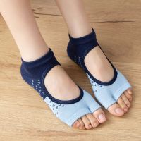 【YD】 Toes Socks Breathable Backless Pilates Anti-Slip Ballet Ladies Sport for