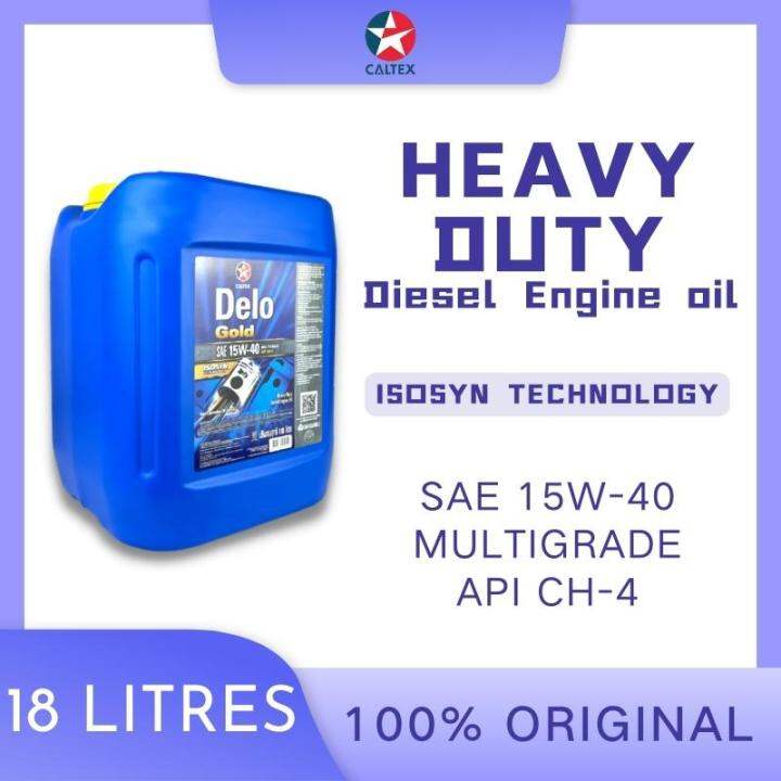 Engine oil Caltex Delo MGX Gold SAE 15W40 18 Liters Fully Synthetic