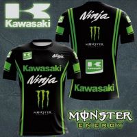 mens KAW-ASAKI driver racing team ninja t-shirt 3d all over print fashion tee