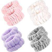 【HOT】 Wrist Washband Microfiber Band Wristband Scrunchies for Face Absorbent Sweatband Headband