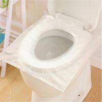 【LZ】☈  Impermeável Descartável Toilet Seat Cover Esteira De Plástico Almofada De Papel Acessórios Do Banheiro Hotel