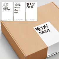 Gift Just For You Sticker Sealing Labels 25-100pcs Thank You Waterproof Business Commodity Packaging Envelope Sealing Stickers Stickers Labels