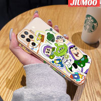 เคส JIUMOO สำหรับ OPPO A94 4G F19 Pro Reno 5 Lite Reno เคส5F พร้อมเคสโทรศัพท์การ์ตูนมอนสเตอร์กันกระแทกขอบด้านข้างสี่เหลี่ยมดั้งเดิมนิ่มลายเคลือบหรูหราเคสป้องกันกล้องฝาหลังเต็มรูปแบบ