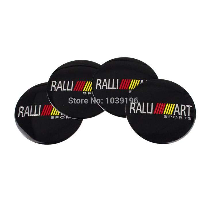 4 X Car Styling 3D Metal Aluminium Alloy Wheel Center Cap Stickers