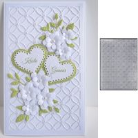 Diamond Background Embossing Folder Plastic Scrapbooking Craft Embosser Folders Card Making Supplies Stamps Template New 2021