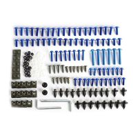 198pcs Universal Motorcycle Fairing Bolts Screws Nuts Kit Fastener Clips Sportbike For HondaYamaha~Kawasaki~Suzuki