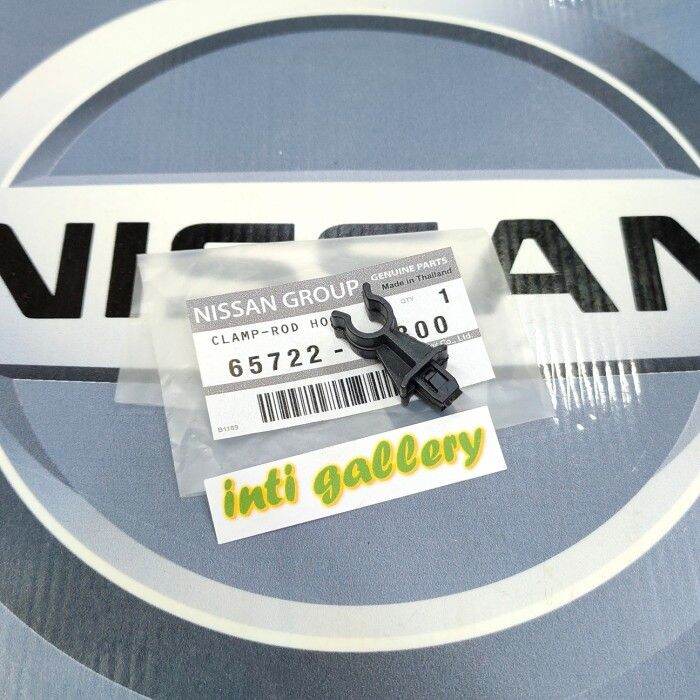 Kancing Klip Tiang Kap Mesin Clamp Hood Nissan Navara D40 Original