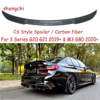 CS Style Carbon Fiber Rear Boot Trunk Wings Spoiler for BMW 3 Series G20 M3 G80 2019 2020 2021 2022 M340i