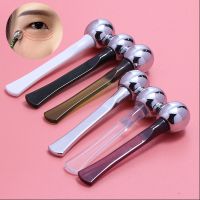 ☃✾ Eye Roller Massage Stick Eye Cream Applicator Cosmetic Spatula Anti Wrinkle Facial Spoon Gold Alloy Face Thin Skin Care Tool