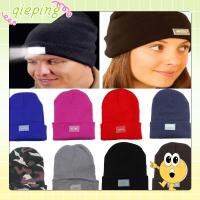 QIEPING Womens Fashion Hip-Hop Cycling Equipment Crochet Beanie Bicycle LED Hat Lighted Ski Cap