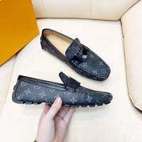 European Station Mens Shoes Genuine Leather Doug Shoes Mens Loafers Casual All-Matching Fashion High-End Popular Slip-on Driving Shoes