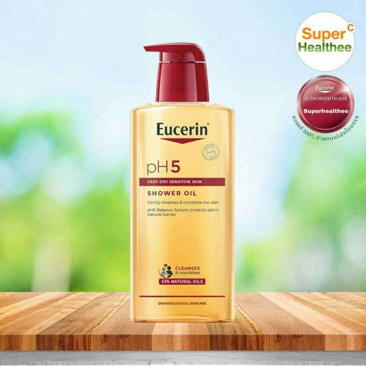 Eucerin ph5 shower oil 400 มล ยูเซอริน ชาวเวอร์ ออยล์ สูตรสำหรับผิวแห้ง