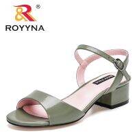 ROYYNA รองเท้าแตะผู้หญิงรองเท้าแตะยอดนิยมดีไซน์ใหม่,รองเท้าแตะแบบสวมสไตล์โรมรองเท้ากันลื่นรองเท้าแตะผู้หญิงรองเท้าแตะลำลองพื้น