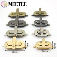 ：“{—— 2/4Pcs Meetee 42*18/34*16Mm Bag Turn Twist Lock Buckles Metal Purse Handbag Decor Mortise Closure Clasp DIY Hardware Accessories