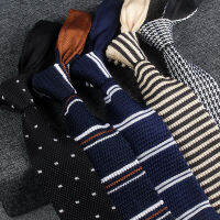 150 * 6/7cm Polyester Woven Fashion Casual British Style Knitted Arrow Narrow Mens Tie