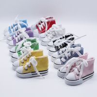 【YF】✥∋∋  1Pairs Accorted Colors 7.5cm Sneakers Canvas Shoes 1/3 1/4 BJD Dolls Accesores for SD16 inch Sharon doll