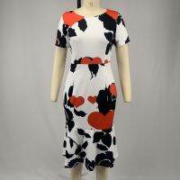 ✇☋❡ Women Print Dress 2020 Slim