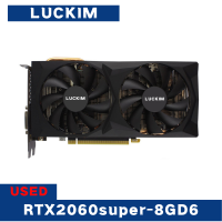 ใช้ Luckim กราฟิกวิดีโอการ์ด GeForce RTX 2060 SUPER 8G D6 DDR6กราฟิกการ์ด