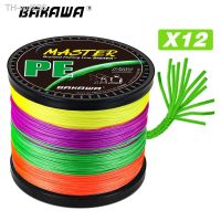 ✚☄ BAKAWA 12 Strands Fishing Line 300/100M/500M/1000M Braided PE Strong Wire Multifilament Durable Sea Saltwater Japa Tool